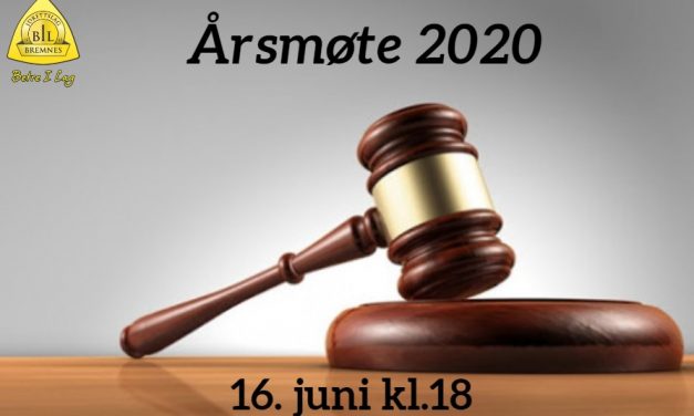 Årsmøte 2020