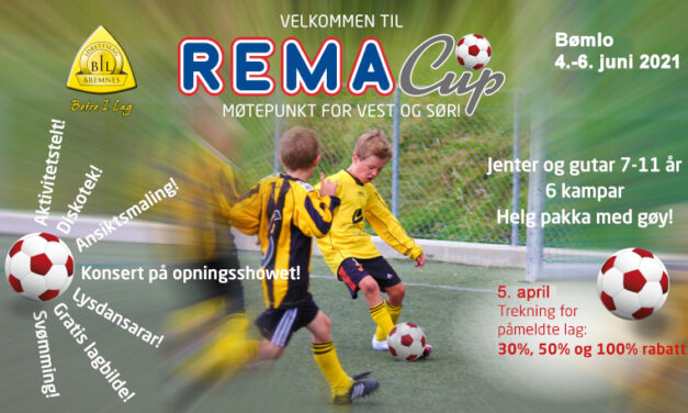 Påmelding til Rema cup 2021