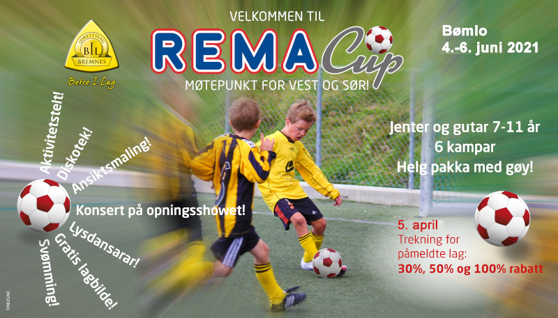 Påmelding til Rema cup 2021