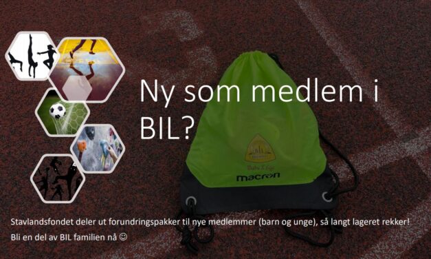 NY SOM MEDLEM I BIL?