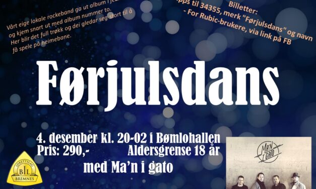 Førjulsdans – UTSATT