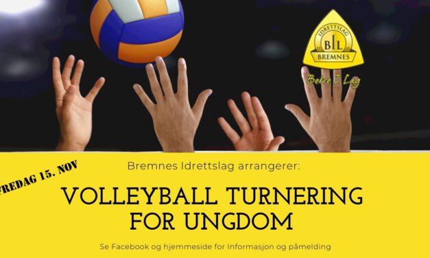 Volleyballturnering for ungdom i bømlohallen