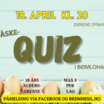 PåskeQuiz i Bømlohallen